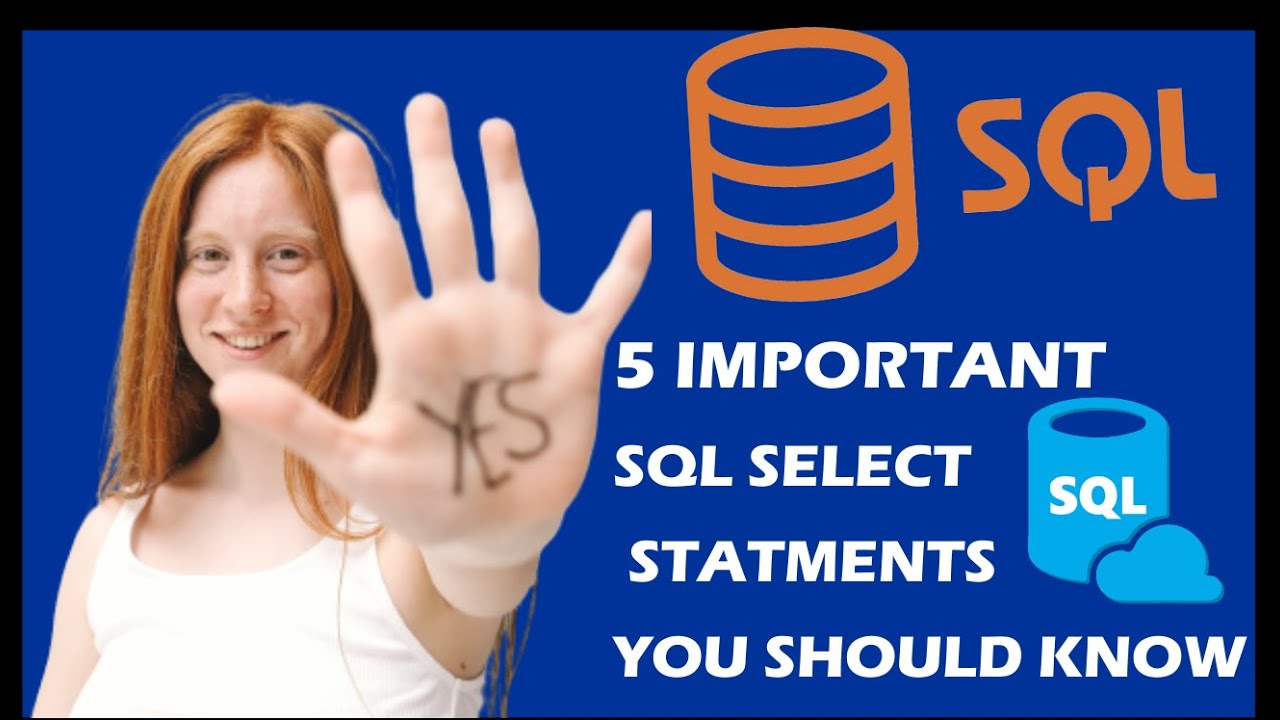 sql statements - select statements you should know - YouTube