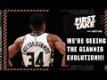 'We're watching the Giannis evolution, he's evolving!' - Chiney reacts to Bucks-Nets | First Take