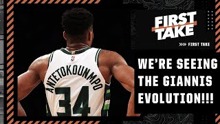 'We're watching the Giannis evolution, he's evolving!' - Chiney reacts to Bucks-Nets | First Take