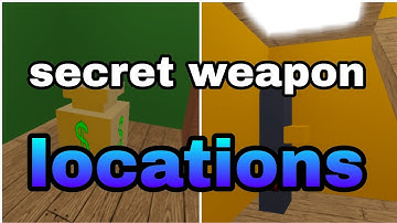 Secret Weapon Locations | Destroy The Ship Roblox (OUTDATED)