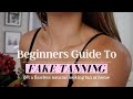 Beginners guide to self tanning  step by step how to fake tan for beginners kassin marie
