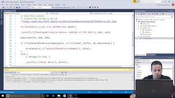 Reading Process Memory: Toolhelp32ReadProcessMemory Windows