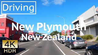 Driving tour New Plymouth, New Zealand -4K-