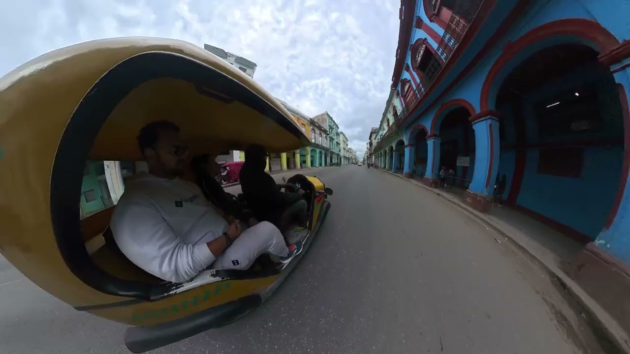 Havana Cuba 🇨🇺 Coco Taxi Ride | The Real Streets of Havana (4K Travel Video)