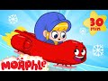 Morphle On Ice! My Magic Pet Morphle | Cartoons For Kids | Morphle TV