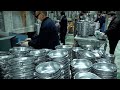 Production de masse tonnante de fabrication de pole  frire antiadhsive dans une usine corenne