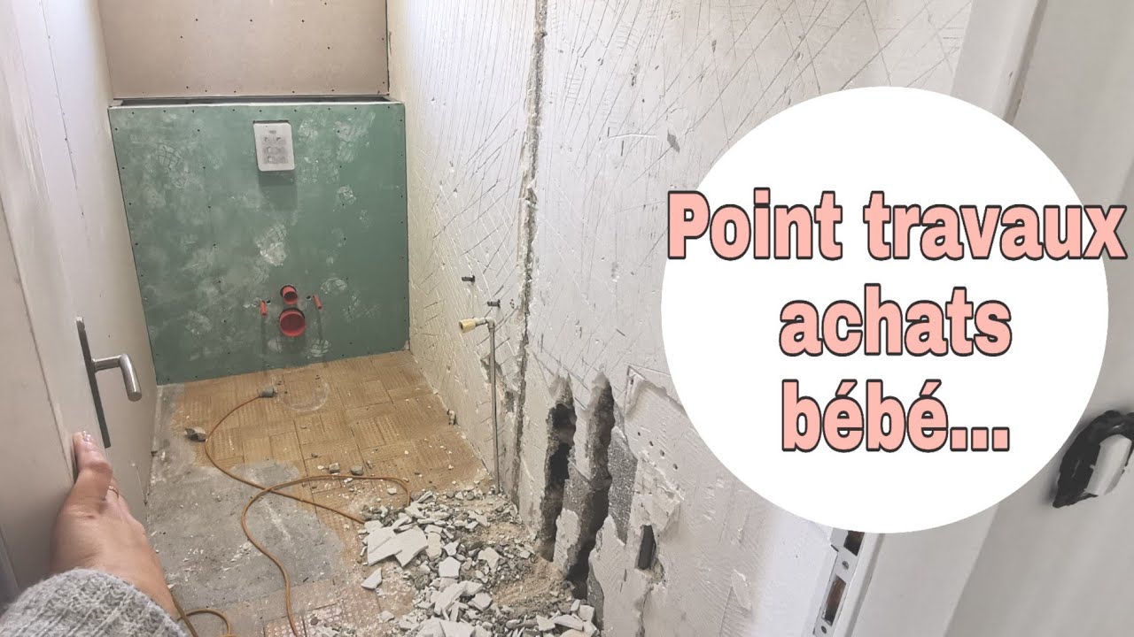 Point travaux et achats bébé .... oui encore ! vlog