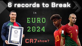 Records that could be Broken at EURO 2024 | #cristianoronaldo #pepe #lamineyamal #football