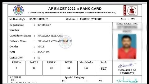AP EDCET 2022 Counselling Process Web Option