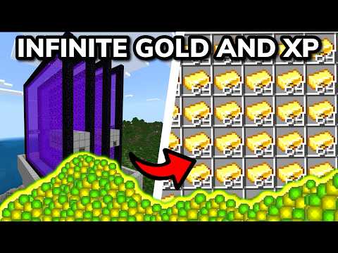 Easy MOB XP Farm Tutorial in Minecraft Bedrock 1.21! (Without Mob ...