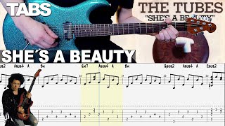 The Tubes - She´s A Beauty | Guitar cover WITH TABS | Steve Lukather guitar