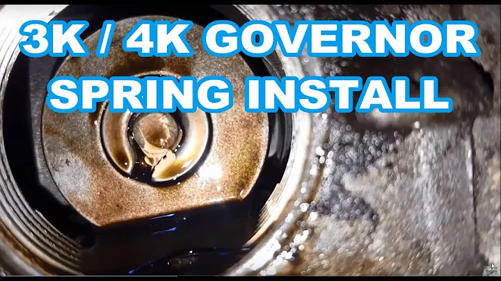 HOW TO INSTALL 3k 4k Governor Spring Kit on Cummins 12v 6bt GSK Dodge Ram 12 valve