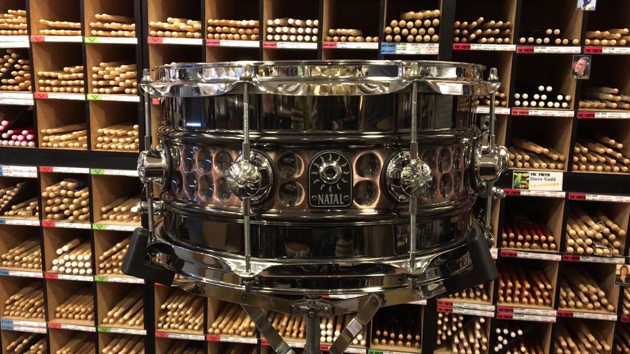 NATAL(ナタール) 13 ×7 ビーデッド ハンマード スティール スネア(SD-BHC-BC37)/ Beaded Hammered Steel Snare