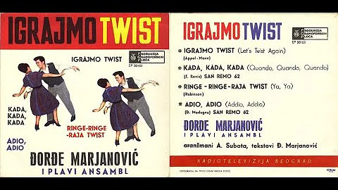 Đorđe Marjanović I Plavi Ansambl – Adio, Adio (Addio, Addio) *1962* /// *vinyl* *authentic* *B2*