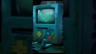 Bmo from #AdventureTime fanart, done in #blender3d, happy with the render and shading result.