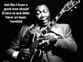 B.B. King - The thrill is gone (letra español/ingles)