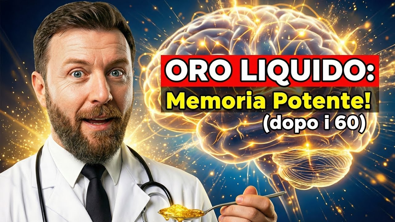 Scopri l'Oro Liquido: Un Cucchiaio al Giorno per la Memoria dopo i 60 Anni