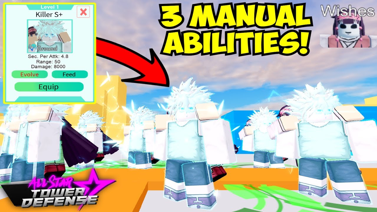 Killer S+ (Killua and Alluka), Roblox: All Star Tower Defense Wiki