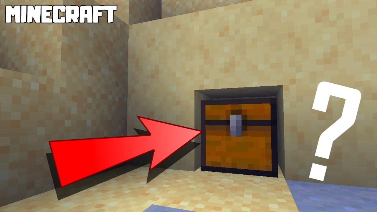 Did you know this buried treasure trick? #minecraft