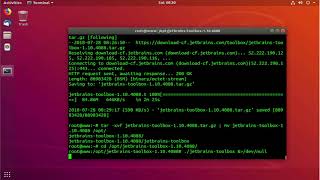 How To install JetBrains Toolbox Version 1.10 On Ubuntu 18.04 LTS