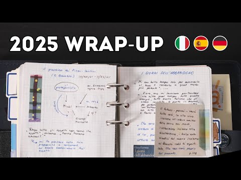 How I studied languages in 2025 | 🇮🇹🇩🇪🇪🇸
