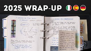 How I studied languages in 2025 | 🇮🇹🇩🇪🇪🇸