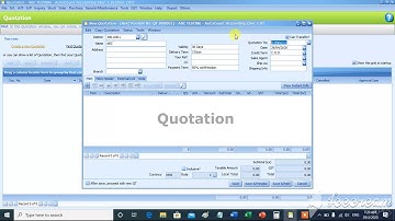 How to Create Quotation In AutoCount System