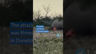 Ukrainian FPV Drones Destroy Russian Grad Rocket Launcher