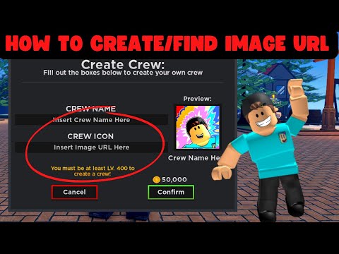 how to create and find image URL for Roblox Project New World Crew