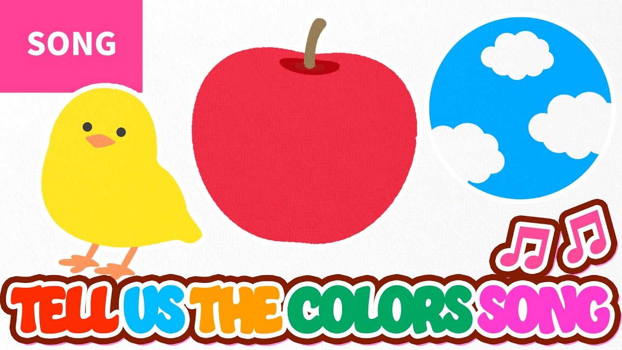 ♬【Animation】TELL US THE COLORS SONG - ♪Color, color, what