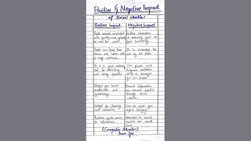Positive and negative impact of social media #positive #negativeimpact #impact #socialmedia #social