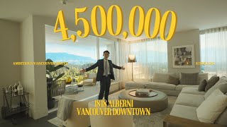 4.5 million Luxury Boutique Home Tour | Vancouver Downtown, Canada