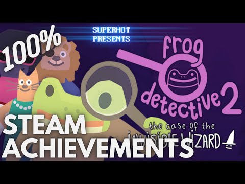 [STEAM] 100% Achievement Gameplay: Frog Detective 2: The Case of the Invisible Wizard