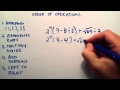 Order of Operations Quiz
