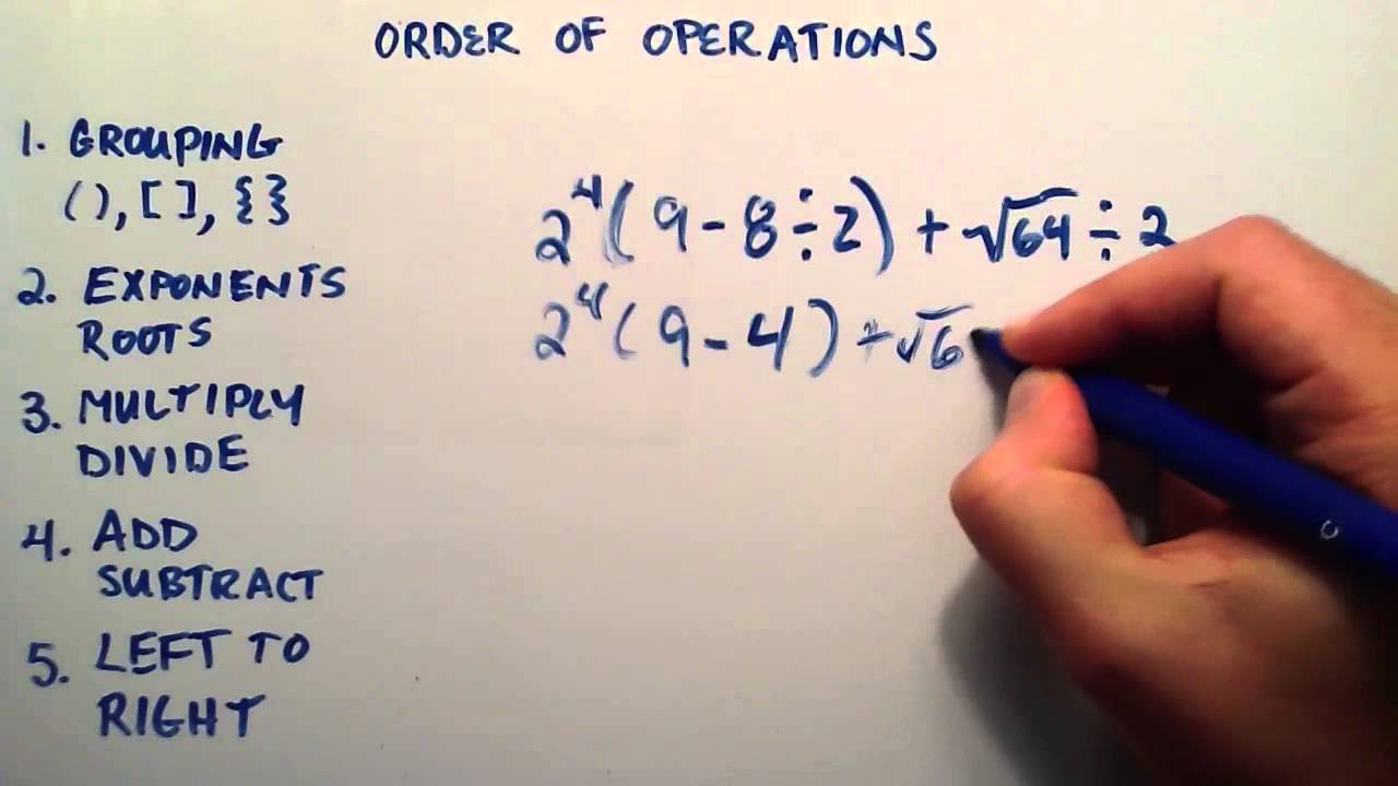Order of Operations , Intermediate Algebra , Lesson 15