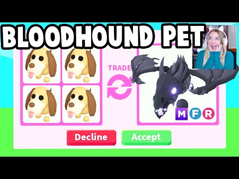 Bloodhound, Trade Roblox Adopt Me Items