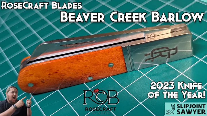 RoseCraft Blades Beaver Creek Barlow Pocket Knife RCT006 - Best Traditional Knife of the Year 2023!