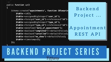 Backend REST api | Appointment API Part 4 | Laravel api