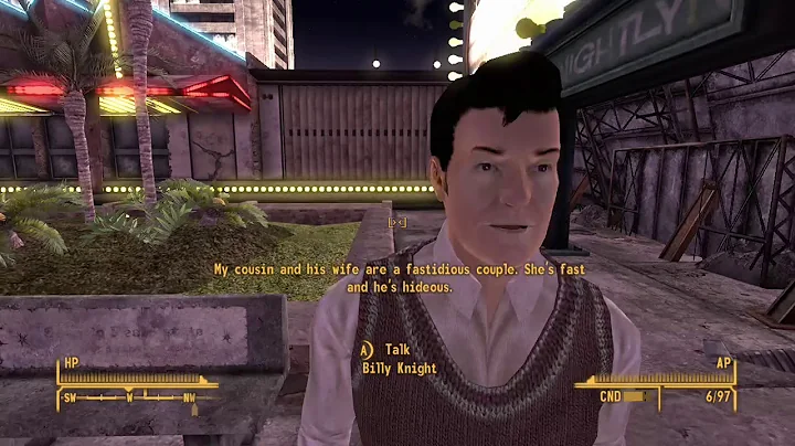 Fallout New Vegas: Billy Knight Comedy Routine