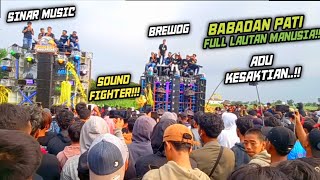 Sound Fighter‼️BREWOG, SINAR MUSIC Adu kesaktian, di Karnaval Babadan Pati