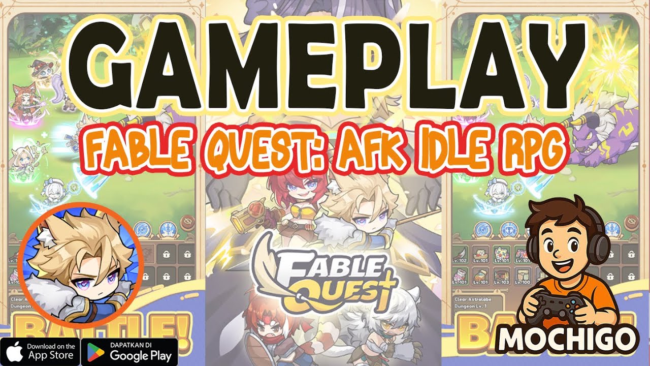 Fable Quest: AFK Idle RPG Gameplay - Android / IOS