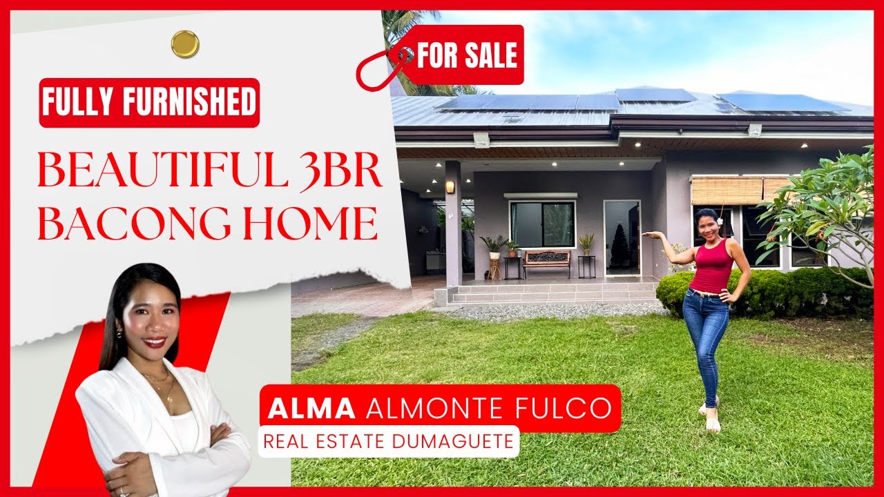House Tour Bacong 3BR Furnished House And Lot For Sale  In Dumaguete City Area  |  P12 Million