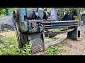 Restoration antique C&J lathe from USA | lathe gearbox carroll & jamieson