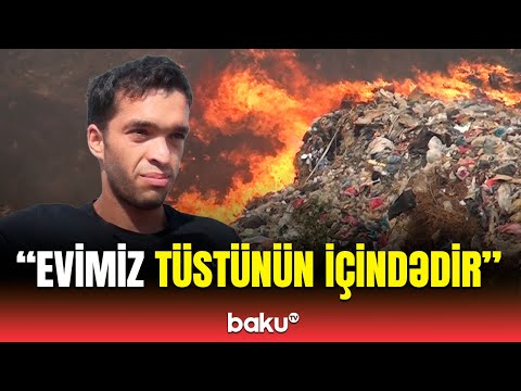 Qubada Zibil Poliqonunda Yanğın FHN Hadisə Yerində