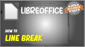 LibreOffice How To Line Break