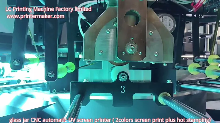 Full Servo 3 Colors Automatic Glass Bottle Screen Printing Machine model SGL-103B