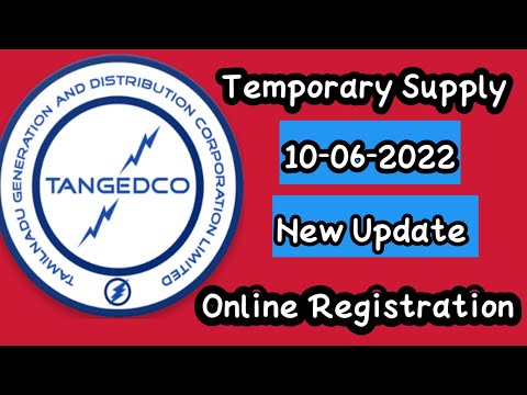 TNEB LATEST NEWS | Temporary Supply new Update and Online Registration in Tamil