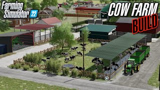 Cow Farm & Custom BGA Build on Griffin Indiana! | Farming Simulator 22