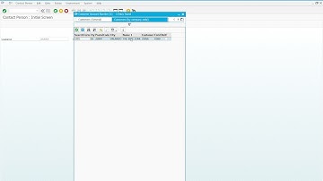 SD - Step 02 - Create Contact Person