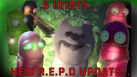 5 idiots scream at the new R.E.P.O monsters- | R.E.P.O 0.3.0 (Monster Update)